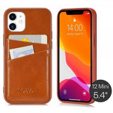 Kavaj iPhone 12 Mini Deksel Tokyo Brun