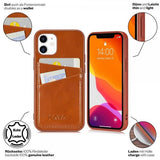 Kavaj iPhone 12 Mini Deksel Tokyo Brun