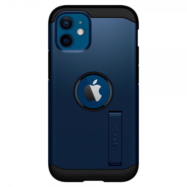 Spigen iPhone 12 Mini Deksel Tough Armor Navy Blue