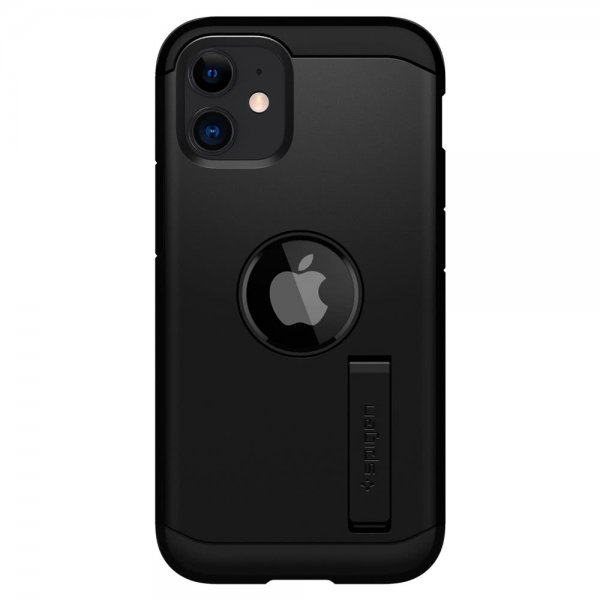 Spigen iPhone 12 Mini Deksel Tough Armor Svart