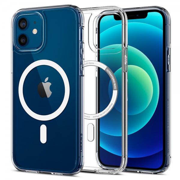 Spigen iPhone 12 Mini Deksel Ultra Hybrid Mag Hvit