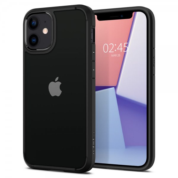 Spigen iPhone 12 Mini Deksel Ultra Hybrid Matte Black