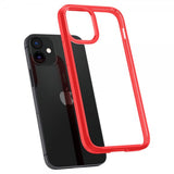 Spigen iPhone 12 Mini Deksel Ultra Hybrid Rød