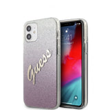 Guess iPhone 12 Mini Deksel Vintage Gradient Rosa