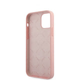Guess iPhone 12 Mini Deksel Vintage Silicone Rosa