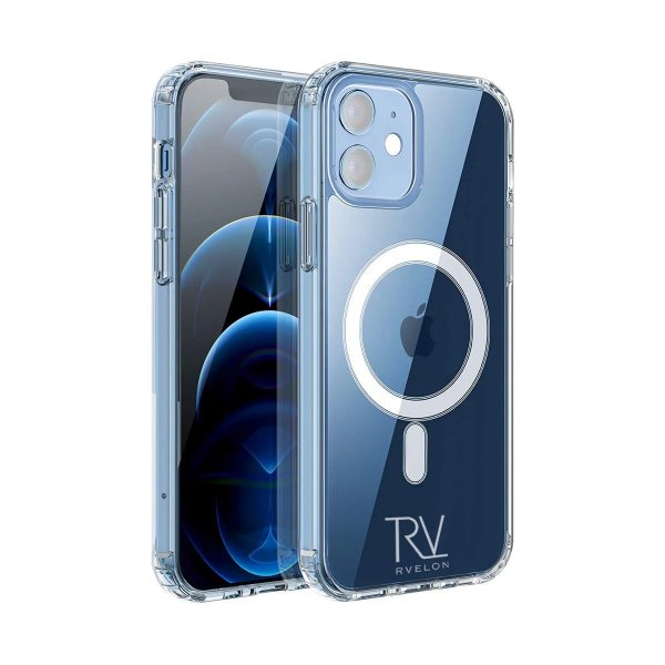 Rvelon iPhone 12 Mini Deksel TPU MagSafe Transparent