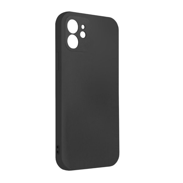 iPhone 12 Deksel Silikon Svart