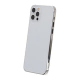 iPhone 12 Pro bakside med komplett ramme OEM - hvit