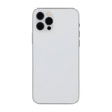 iPhone 12 Pro bakside med komplett ramme OEM - hvit