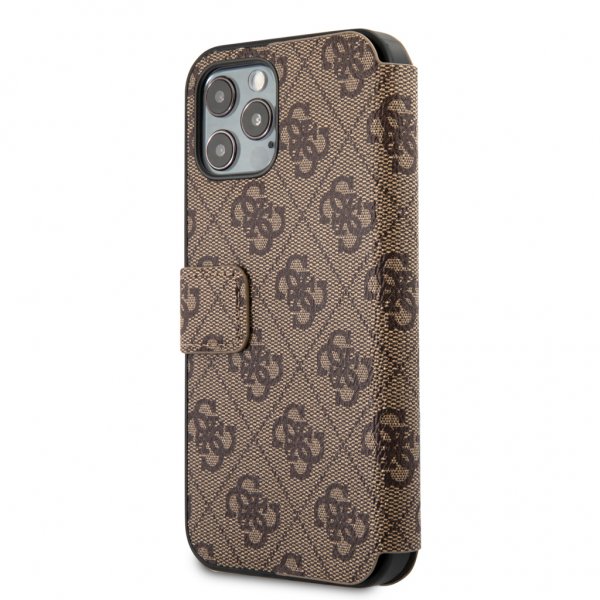 Guess iPhone 12 Pro Max Etui 4G Brun
