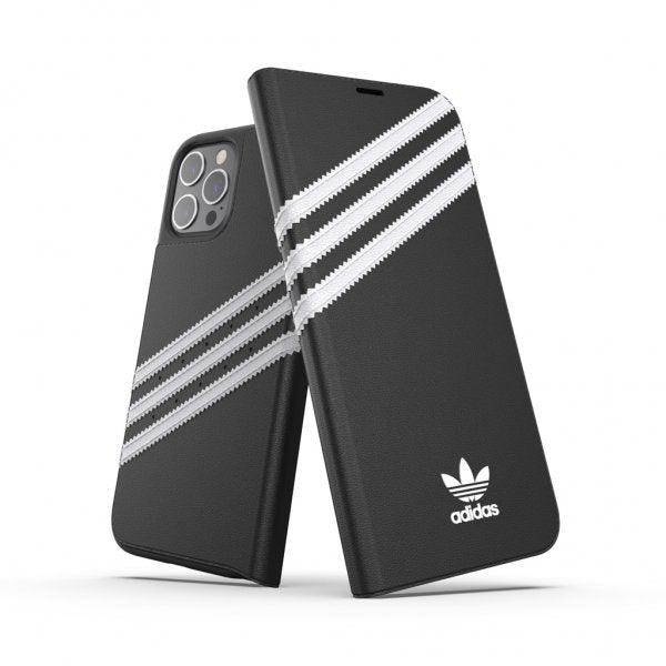 Adidas iPhone 12 Pro Max Etui Booklet Case Svart