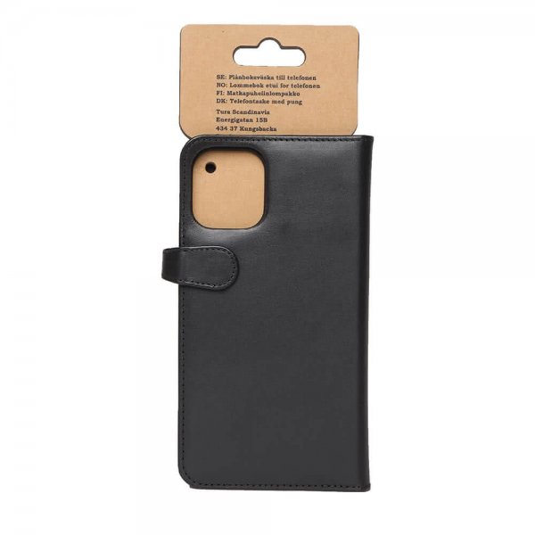 Buffalo iPhone 12 Pro Max Etui Buffalo Löstagbart Deksel Svart
