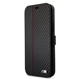 BMW iPhone 12 Pro Max Etui Dynamic Carbon Svart