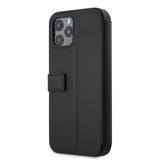 Ferrari iPhone 12 Pro Max Etui Logo Perforert Svart