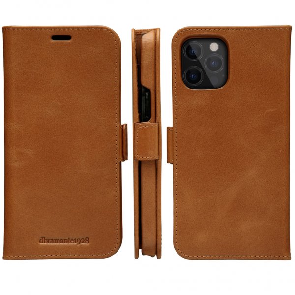 dbramante1928 iPhone 12 Pro Max Etui Lynge Löstagbart Deksel Tan