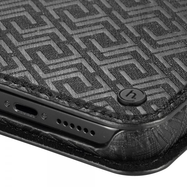 holdit iPhone 12 Pro Max Etui Stockholm Löstagbart Deksel Celia Svart
