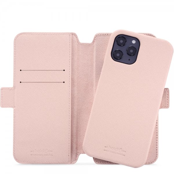 holdit iPhone 12 Pro Max Etui Stockholm Löstagbart Deksel Rosa