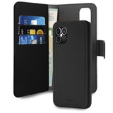 Puro iPhone 12 Pro Max Etui Wallet Detachable 2 in 2 Svart