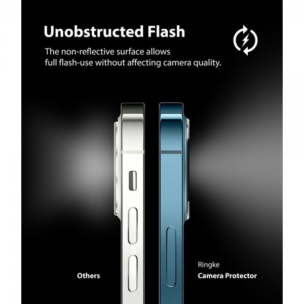 Ringke iPhone 12 Pro Max Kamerabeskytter Camera Protector Glass 2-pakning