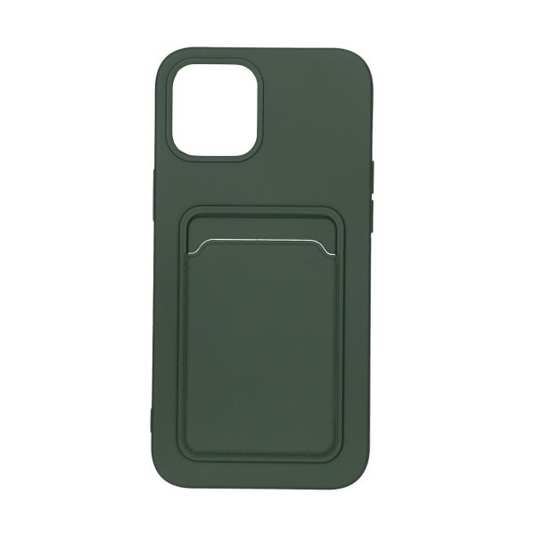 iPhone 12 Pro Max Deksel Kortholder Grønn