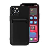 iPhone 12 Pro Max Deksel Kortholder Svart