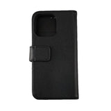 Rvelon iPhone 12 Pro Max Etui Ekte Skinn Svart