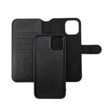 Rvelon iPhone 12 Pro Max Etui Detachable Wallet Case Svart