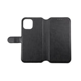 Rvelon iPhone 12 Pro Max Etui Detachable Wallet Case Svart