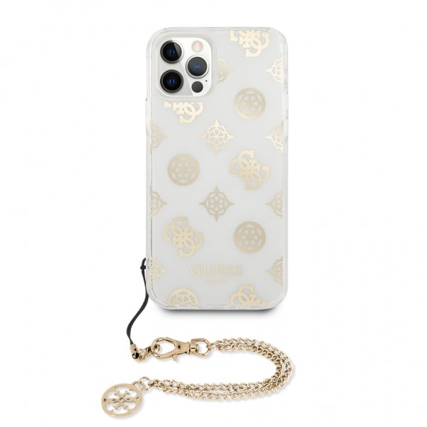 Guess iPhone 12 Pro Max Deksel Chain Peony Gull
