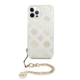 Guess iPhone 12 Pro Max Deksel Chain Peony Gull
