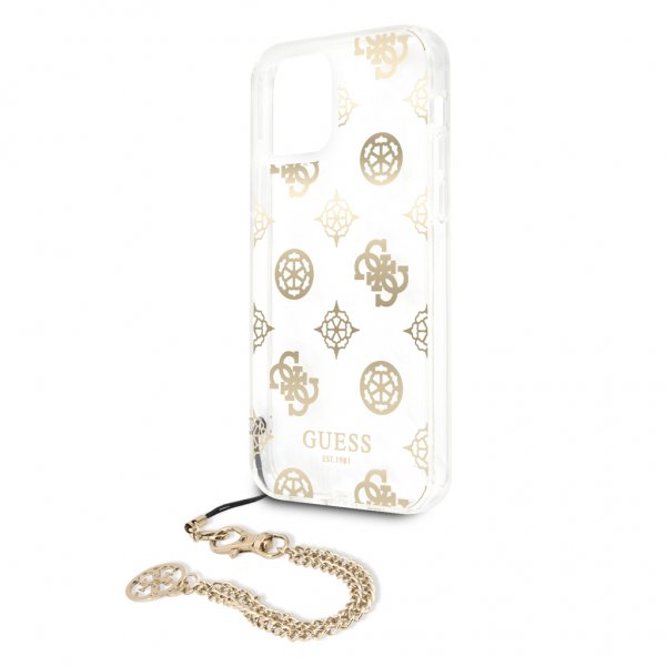 Guess iPhone 12 Pro Max Deksel Chain Peony Gull
