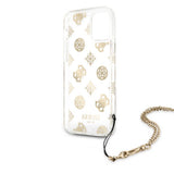 Guess iPhone 12 Pro Max Deksel Chain Peony Gull