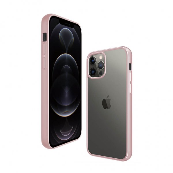 PanzerGlass iPhone 12 Pro Max Deksel ClearCase Color Rose Gold