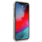 Guess iPhone 12 Pro Max Deksel Denim Triangle Ljusblå