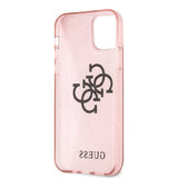 Guess iPhone 12 Pro Max Deksel Full Glitter Rosa