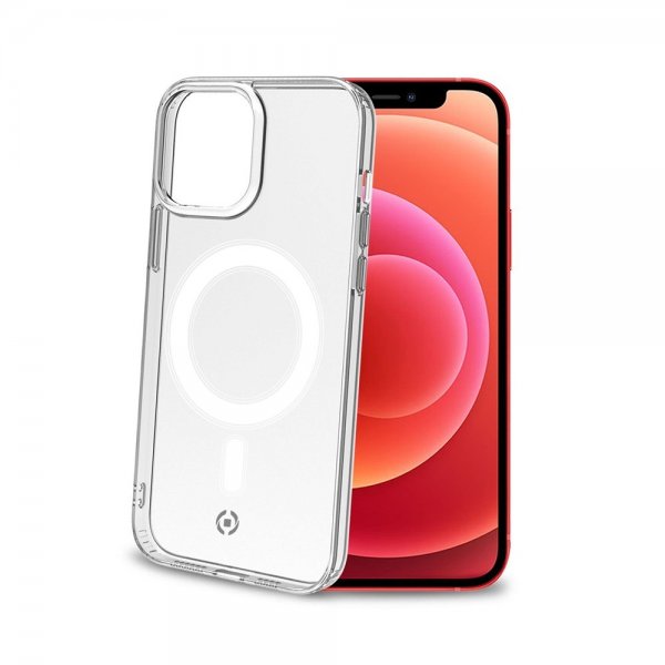 Celly iPhone 12 Pro Max Deksel GELSKINMAG MagSafe Transparent