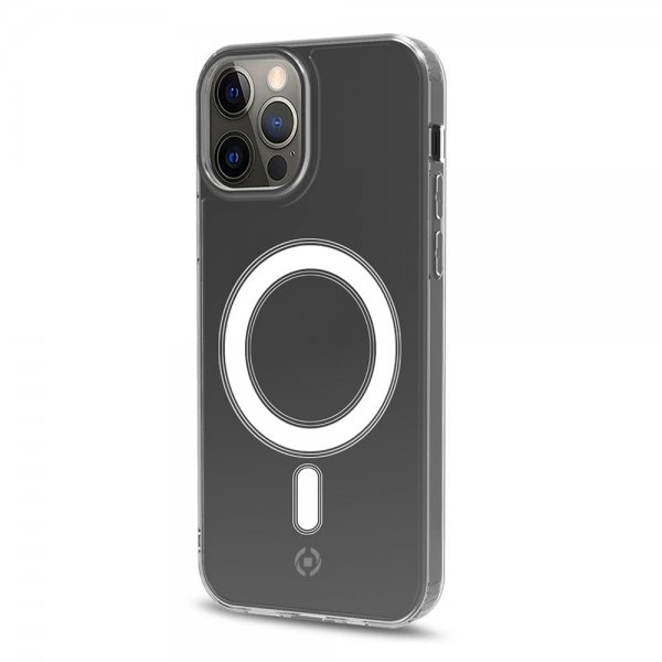 Celly iPhone 12 Pro Max Deksel GELSKINMAG MagSafe Transparent