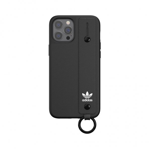 Adidas iPhone 12 Pro Max Deksel Hand Strap Case Svart