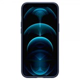 Spigen iPhone 12 Pro Max Deksel Liquid Air Navy Blue