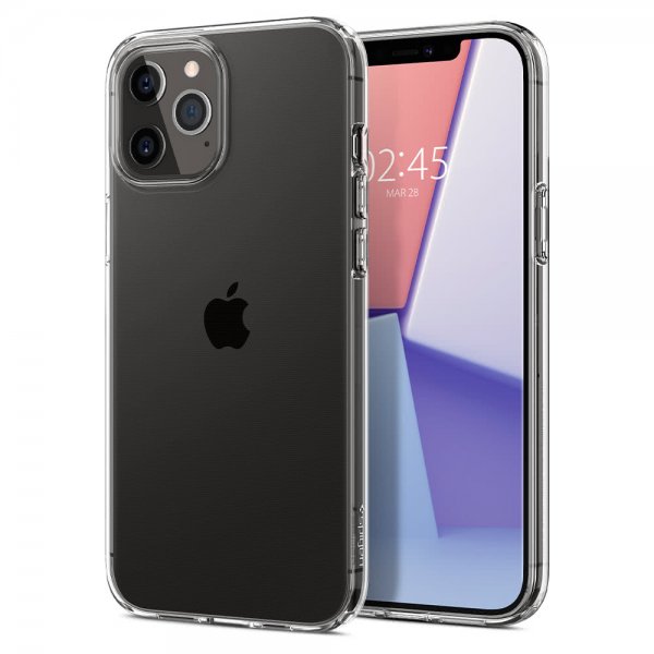Spigen iPhone 12 Pro Max Deksel Liquid Crystal Crystal Clear