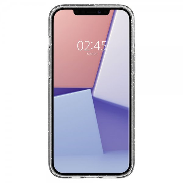Spigen iPhone 12 Pro Max Deksel Liquid Crystal Glitter Crystal Quartz