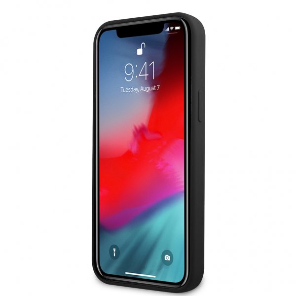 AMG iPhone 12 Pro Max Deksel Liquid Silicone Svart