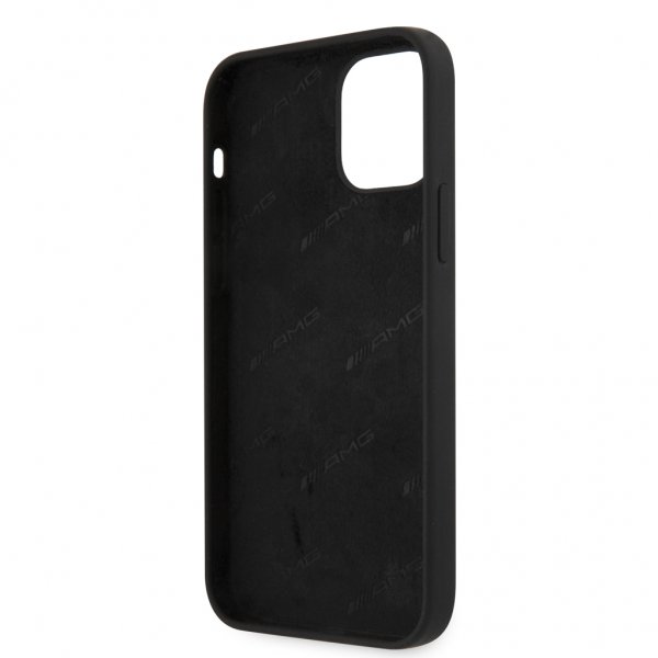 AMG iPhone 12 Pro Max Deksel Liquid Silicone Svart