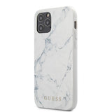 Guess iPhone 12 Pro Max Deksel Marble Cover Hvit