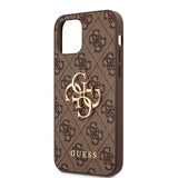 Guess iPhone 12 Pro Max Deksel Metal Logo Brun