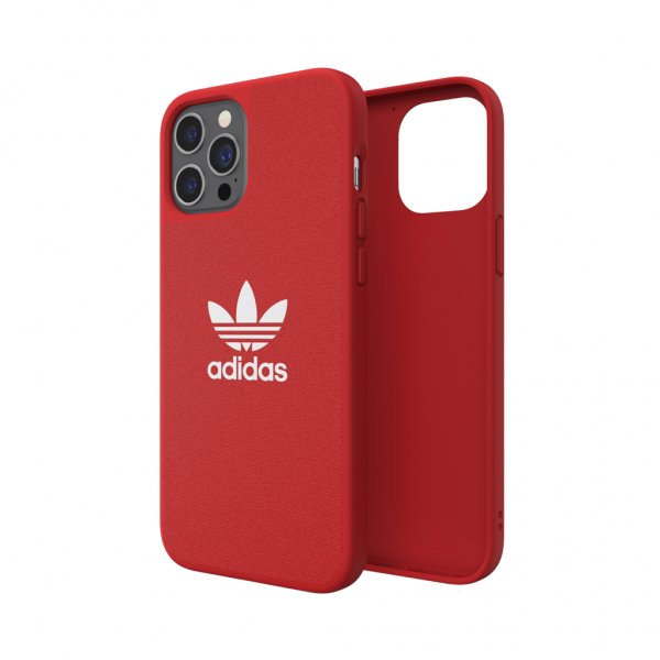 Adidas iPhone 12 Pro Max Deksel Moulded Case Canvas Scarlet