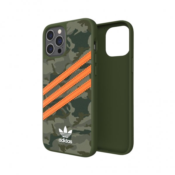 Adidas iPhone 12 Pro Max Deksel Moulded Case PU Camo/Signal Orange