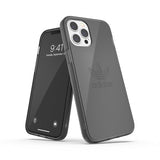 Adidas iPhone 12 Pro Max Deksel Protective Clear Case Svart