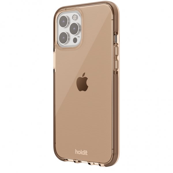 holdit iPhone 12 Pro Max Deksel Seethru Dark Brown