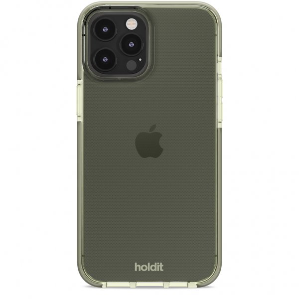 holdit iPhone 12 Pro Max Deksel Seethru Khaki Green